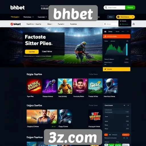 Análise da interface do site bhbet